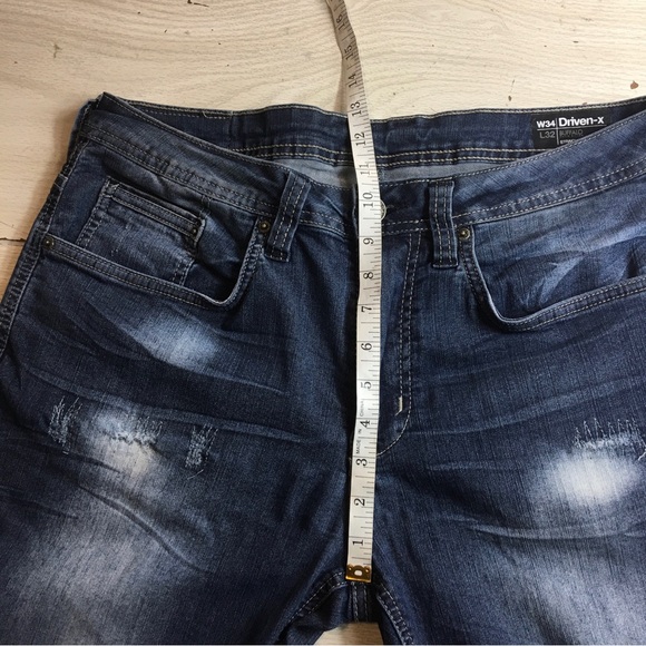 Buffalo David Bitton Driven-X Basic Straight Stretch Denim  Jeans Sz 34×32 - Picture 6 of 10